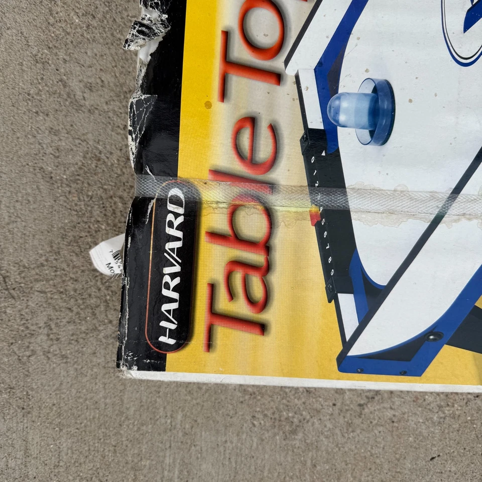 Vintage Harvard Table Top Air Hockey Game Sears #25670 Mini Tabletop Set - Image 3 of 4