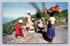 Vintage Jamaican Roadside Market Scene Color Postcard by Mardon Son & Hall