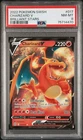 2022 POKEMON SWORD & SHIELD BRILLIANT STARS #017 CHARIZARD V PSA 8