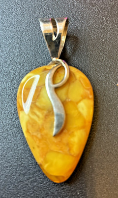 Jay King Desert Rose DTR Sterling Silver 925 Big Necklace Pendant 2.75 