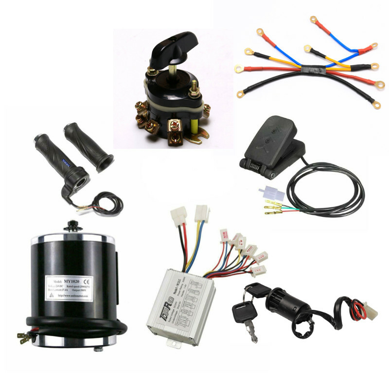 Moteur à Balais 500W 24V Pour VTT, Quad, Buggy, E-Bike, Scooter, Go-Kart - Neuf Générique