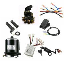 500W 24V Brush Electric Motor Controller Throttle Pedal For ATV E Bike Scooter