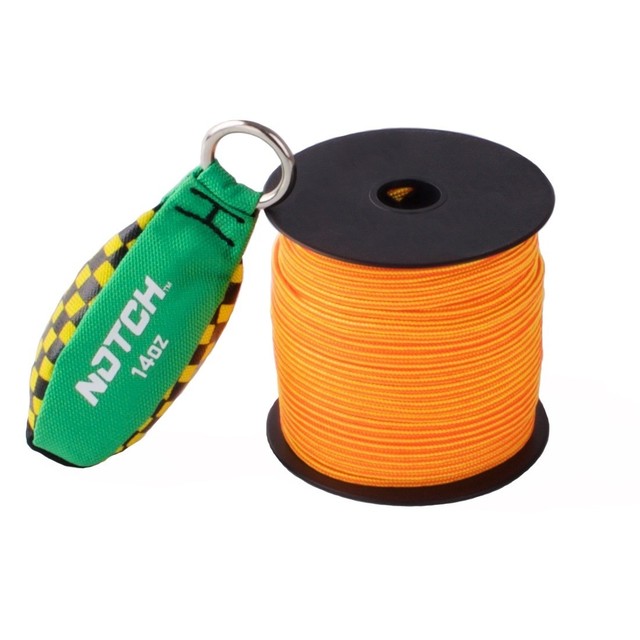 ARBORIST CLIMBING RIGGING SHERRILL NOTCH NEON PLUS 3MM THROWLINE 200FT