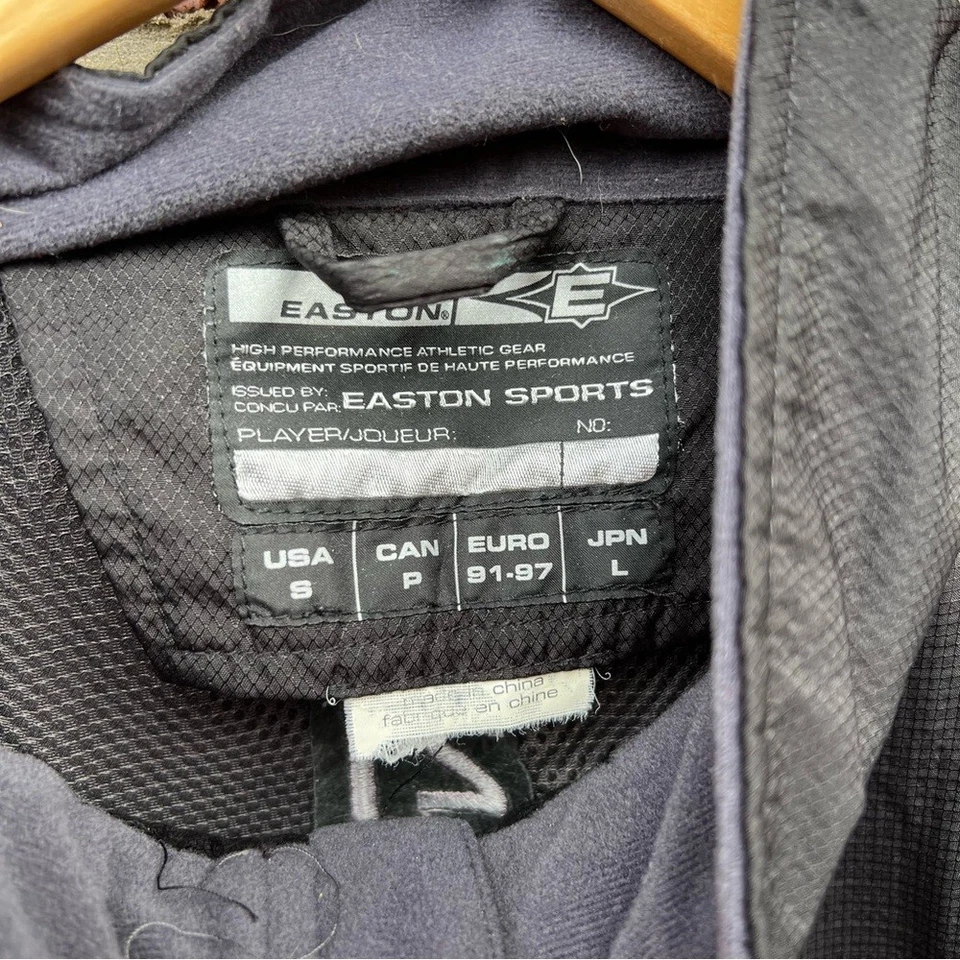 Chaqueta de hockey Easton Niagara University Purple Eagles negra Foto 4 de 4