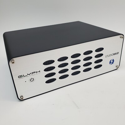 Glyph Production Tech STUDIORAID 6TB External Raid Hard Drive w/USB 3 2X TBolt 2