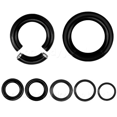1PC. 10G 316L Surgical Steel Segment Ring Earring & Septum - Foto 13