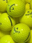12 Near Mint AAAA Yellow Callaway Supersoft Used Golf Balls