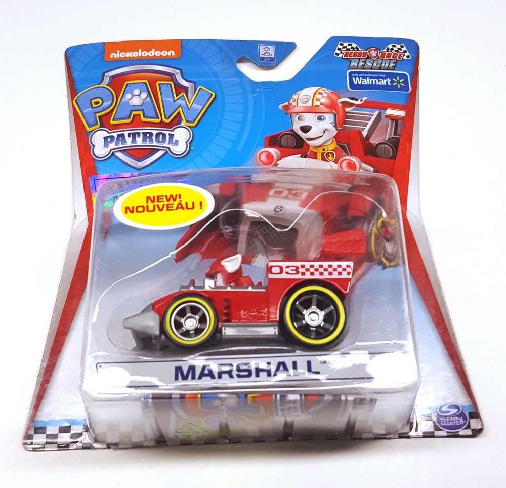 Paw Patrol Ready Race Rescue True Metal Marshall Diecast Car