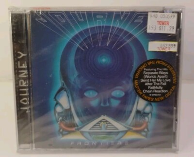 Journey Frontiers BRAND NEW CD! 1996 Columbia Sony Rare Tower Sticker ...