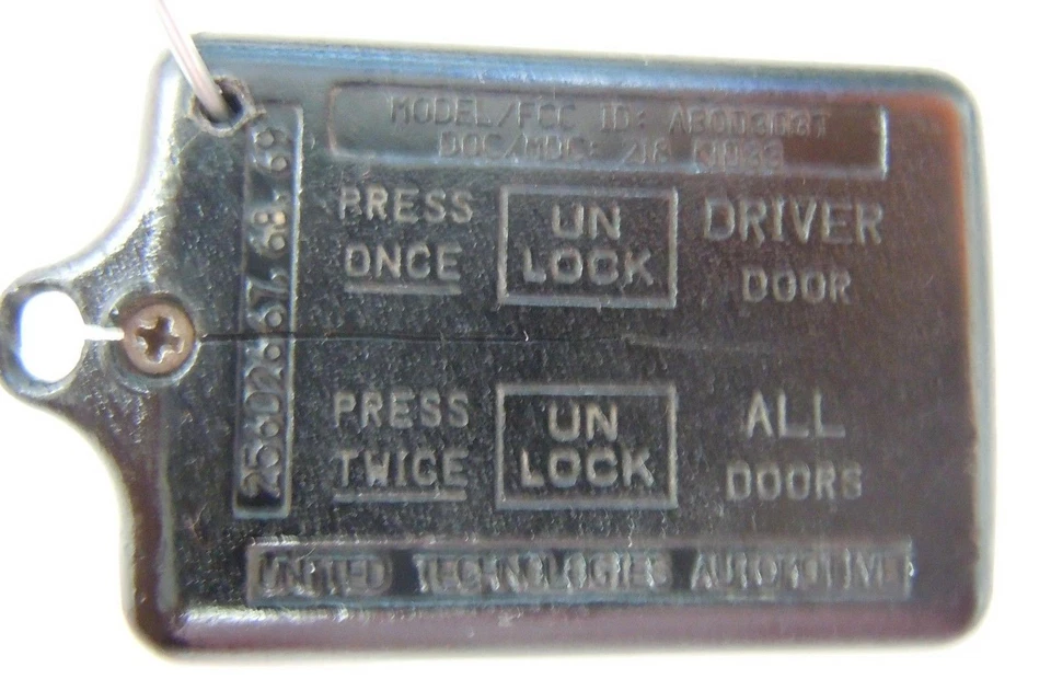 OEM Olds 88 Eighty-Eight 1995 keyless remote car key fob control transmitter fab - Image 3 of 3