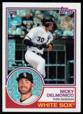 2018 Topps Silver Pack 1983 Design Chrome Series 1 Nicky Delmonico Rookie #12