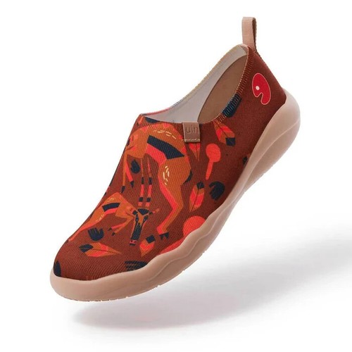Men Size 6.5-12 UIN Slip On Shoes Comfortable Loafers "Nation of Antelope" - Picture 7 of 9