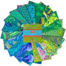5" Charm Pack - Kaffe Fassett Tidal FreeSpirit Classics Fabric Precuts M518.02