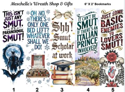 Funny Smut 2 Themed Bookmarks