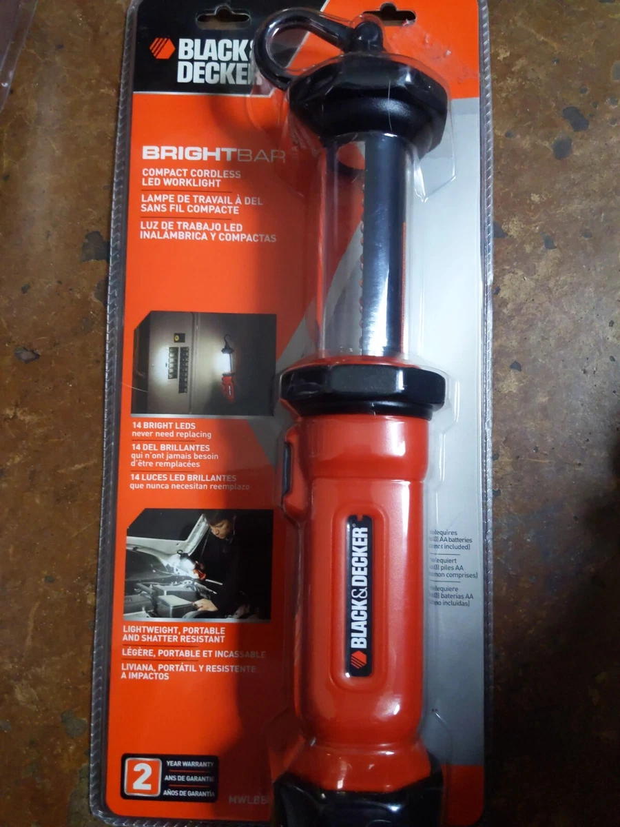 NEW BLACK & DECKER MWLBB Bright Bar Compact Cordless LED Work light