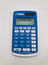 TEXAS INSTRUMENTS - Calculatrice Texas Instruments / TI-106 II