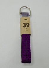 Nike Laces Flat Shoe Laces 39" inches Bright Grape/Geo