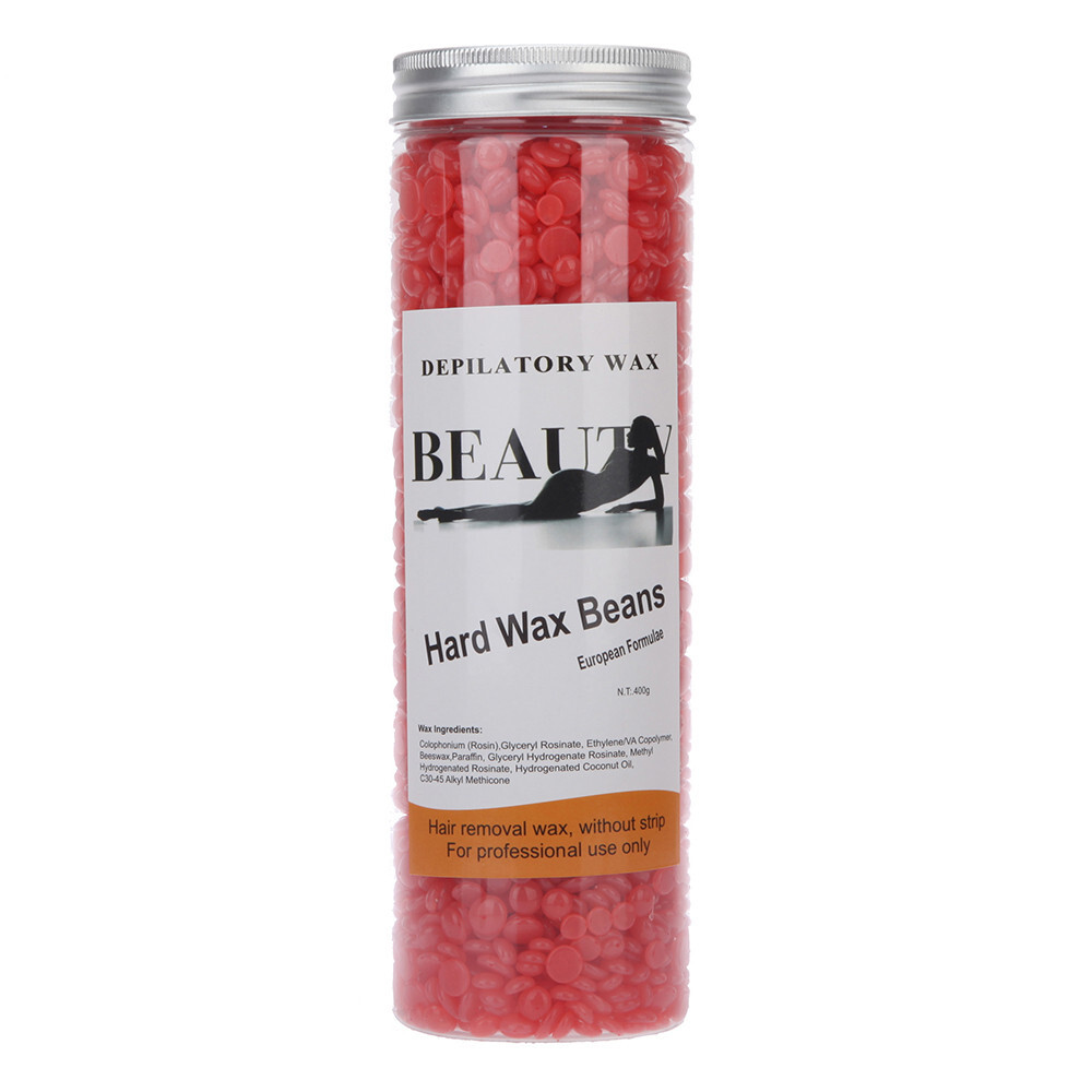 Hard Wax Beans for Face, Underarms, Bikini Hair Remover 14.1 oz  (Strawberry)