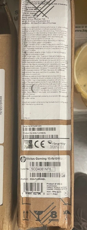 HP Victus AMD Ryzen 5 8 GB RAM 512GB SSD NVIDIA RTX 2050 4GB 15.6" Notebook - Image 2 of 2