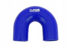 COUDE DE SILICONE 180DEG M-2352 TURBOWORKS BLEU 76MM