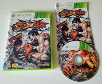 Jeu Street Fighter X Tekken - Xbox 360 - Version NTSC-J Japon - Complet En Bon état