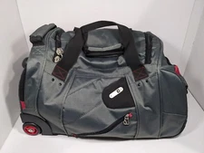FUL Rolling Luggage Duffle Bag Retractable Handle 2-Wheels Travel Bag 22" Length