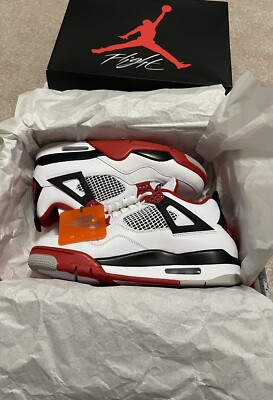 Air Jordan 4 Retro Fire Red 2020 Men’s 9.5 / Women’s 9.5 OG Box Jordan 4 Retro Fire Red (2020) Men main image 2