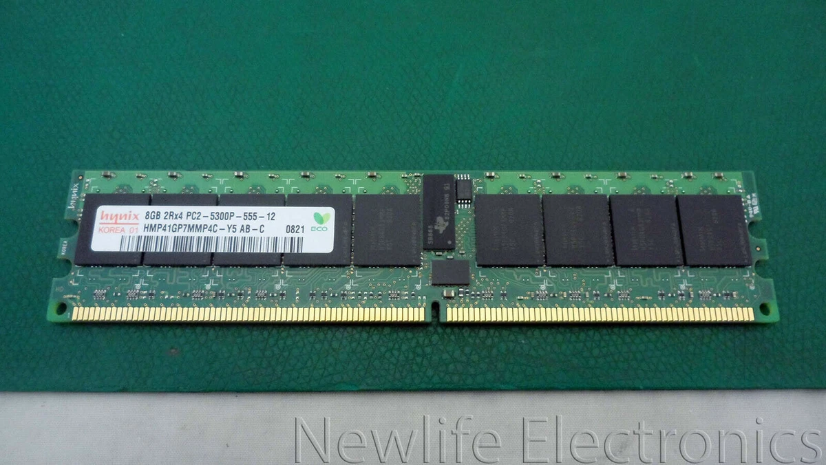 Hynix, 8GB, 2Rx4 PC2-5300P 677MHz 240-pin, Dimm ,HMP31GP7AFR4C-Y5