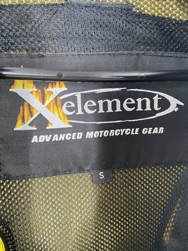 XElement Motorcycle Jacket Padded Mesh Moto Racing Mens Small - Picture 2 of 3