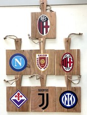 Tagliere legno stemmi calcio e personalizzazione