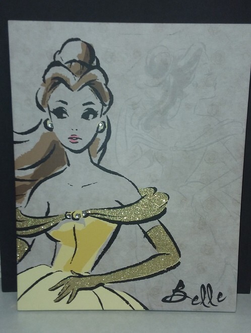 Disney Princess Belle Canvas Artissimo Designs Hanging Wall Art 20