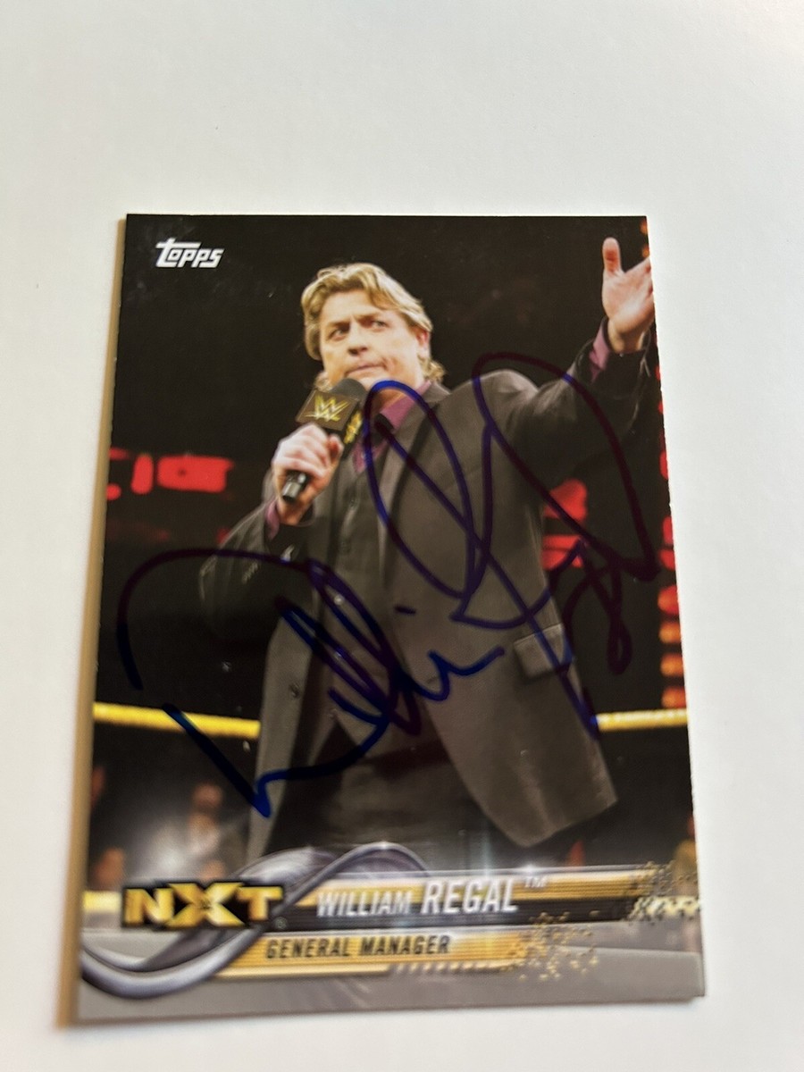 William Regal WWE Signed 2018 Topps Card # 97 | eBay