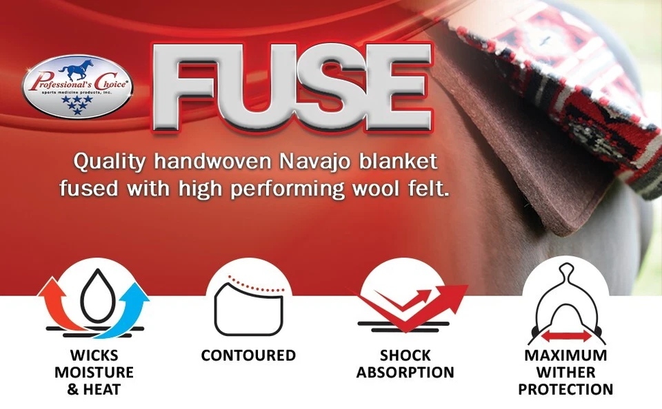 Almohadilla de sillín fusible Professional's Choice | Parte superior navajo prensada al vapor 33 x 38 Foto 2 de 4