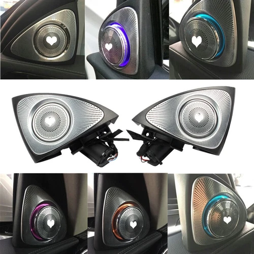 64 Colors Car Tweeters for Mercedes-Benz E Class W213 Rotating Speaker Ambient - Picture 3 of 23