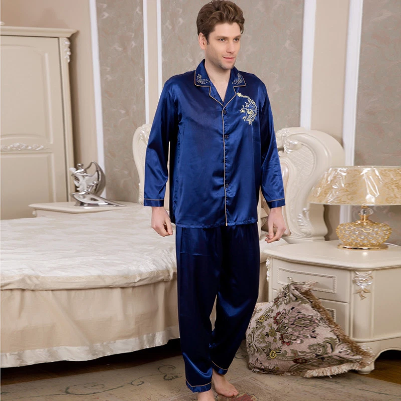 Men satin pyjamas sale