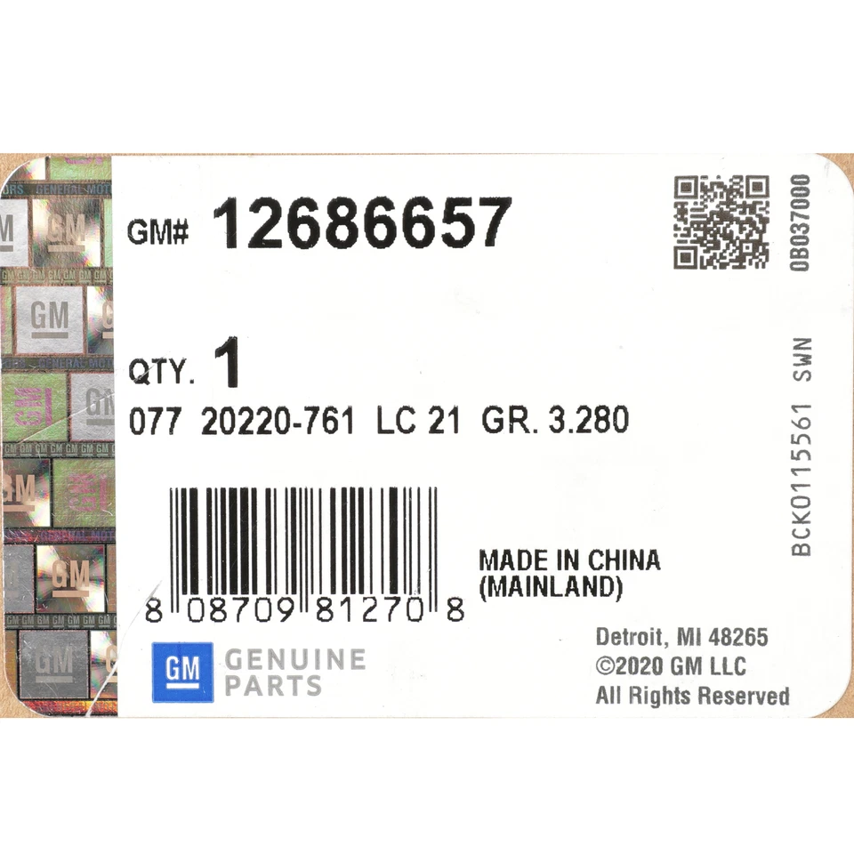 Bomba de inyección de aire secundaria Buick Cadillac Chevrolet GMC 13-23 OEM NUEVA 12686657 Foto 4 de 4