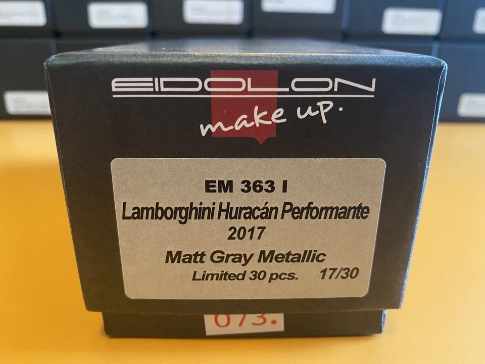 Lamborghini Huracan Performante 2017 Matt Grey Metallic 1/43 Make Up Eidolon - Immagine 2 di 2