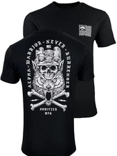 Howitzer Style Men's T-Shirt Alpha Warrior Military Grunt MFG