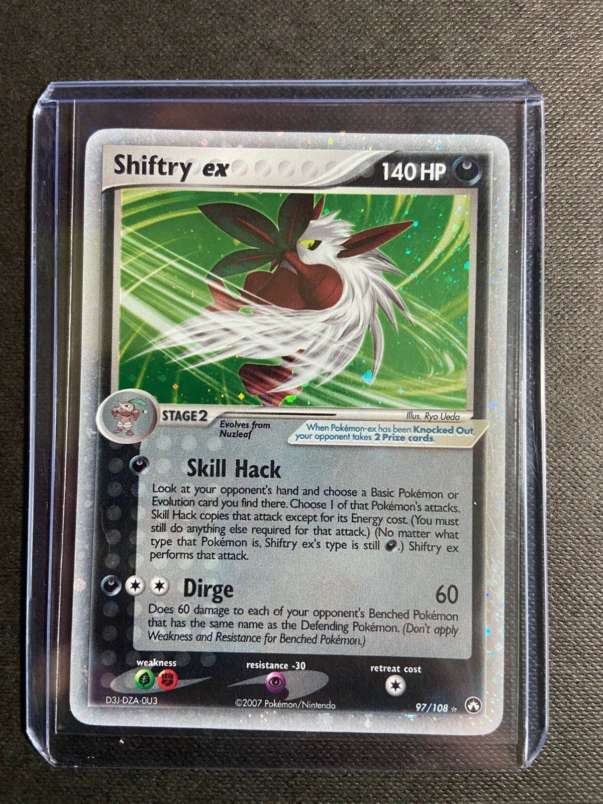 Pokemon | EX Power Keepers | ULTRA RARE | Shiftry EX 97/108  | NEAR MINT