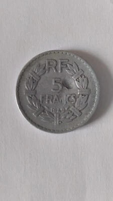 Pièce De Monnaie De 5 Francs 1949 Aluminium - Photo 1/2
