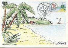 MAXIMAPHILIE / CARTE MAXIMUM PREMIER JOUR / MAYOTTE 1991