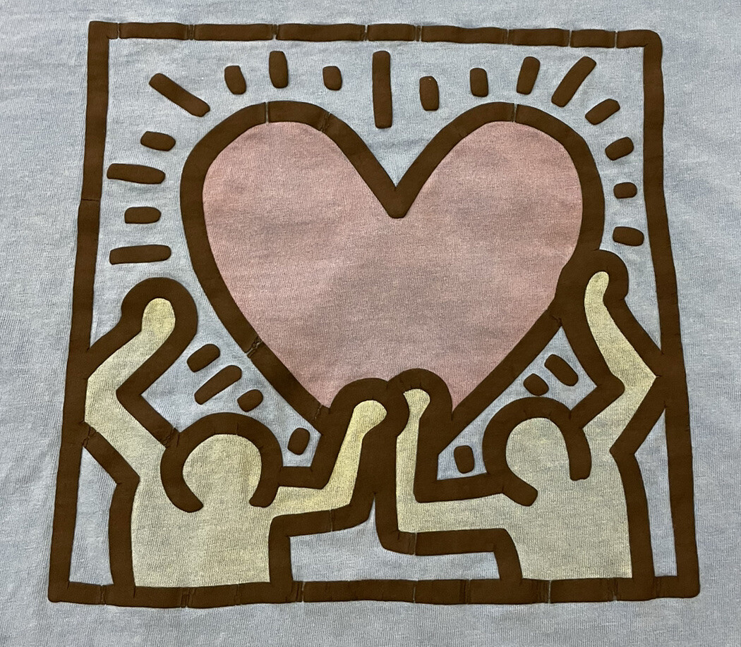 Keith Haring American Eagle Shirt Light Blue Collab M… Gem