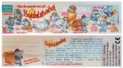 BPZ Sqalibaba, Maluk Teshor, Warntext FETT, 1995, I, Italien