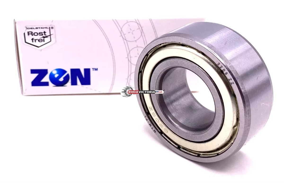 ZEN 5205 ZZ Angular Contact Ball Bearing, Metal Shielded 3205 ZZ