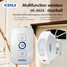 Home Security Wireless Driveway Alarm Doorbell Outdoor Motion Sensor Detector US