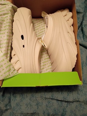 Crocs Mens Echo Storm Tundra 12 New In Box Cream Color