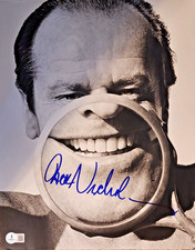 JACK NICHOLSON SIGNED 11X14 BOOK PAGE PHOTO LEGENDARY ACTOR BECKETT BAS LOA COA