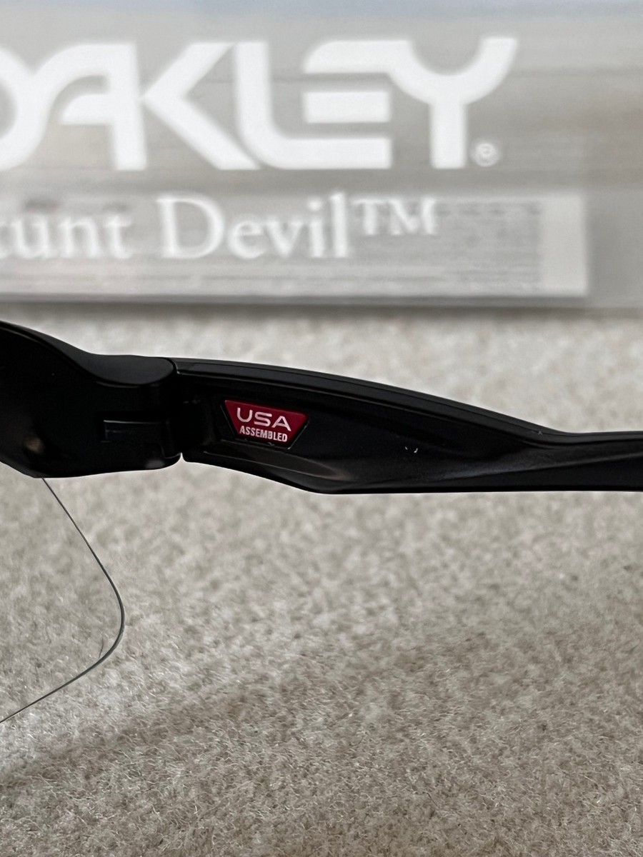 Satisfy Running x Oakley Stunt Devil Sunglasses - Matte Black