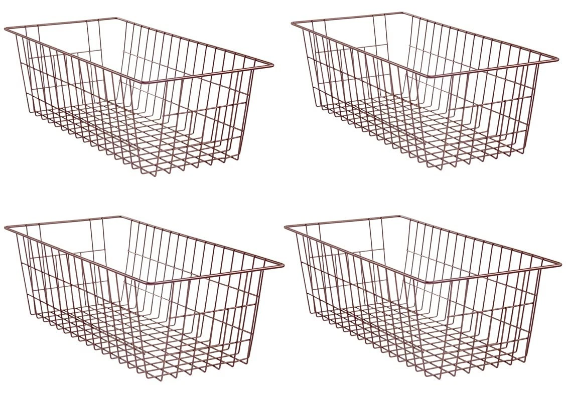 Freezer Baskets, Wire Storage Baskets Bin Organizer Food,Kitchen, Basket Orga...