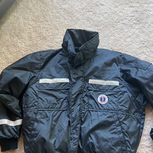 Mustang Survival MJ6214 Flotation Jacket XLarge navy blue 46-50 in Chest Canada